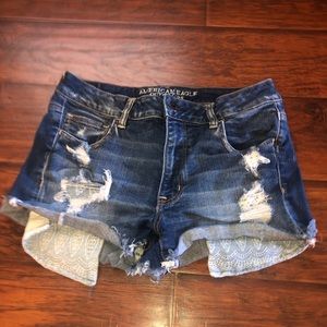 American eagle denim shorts